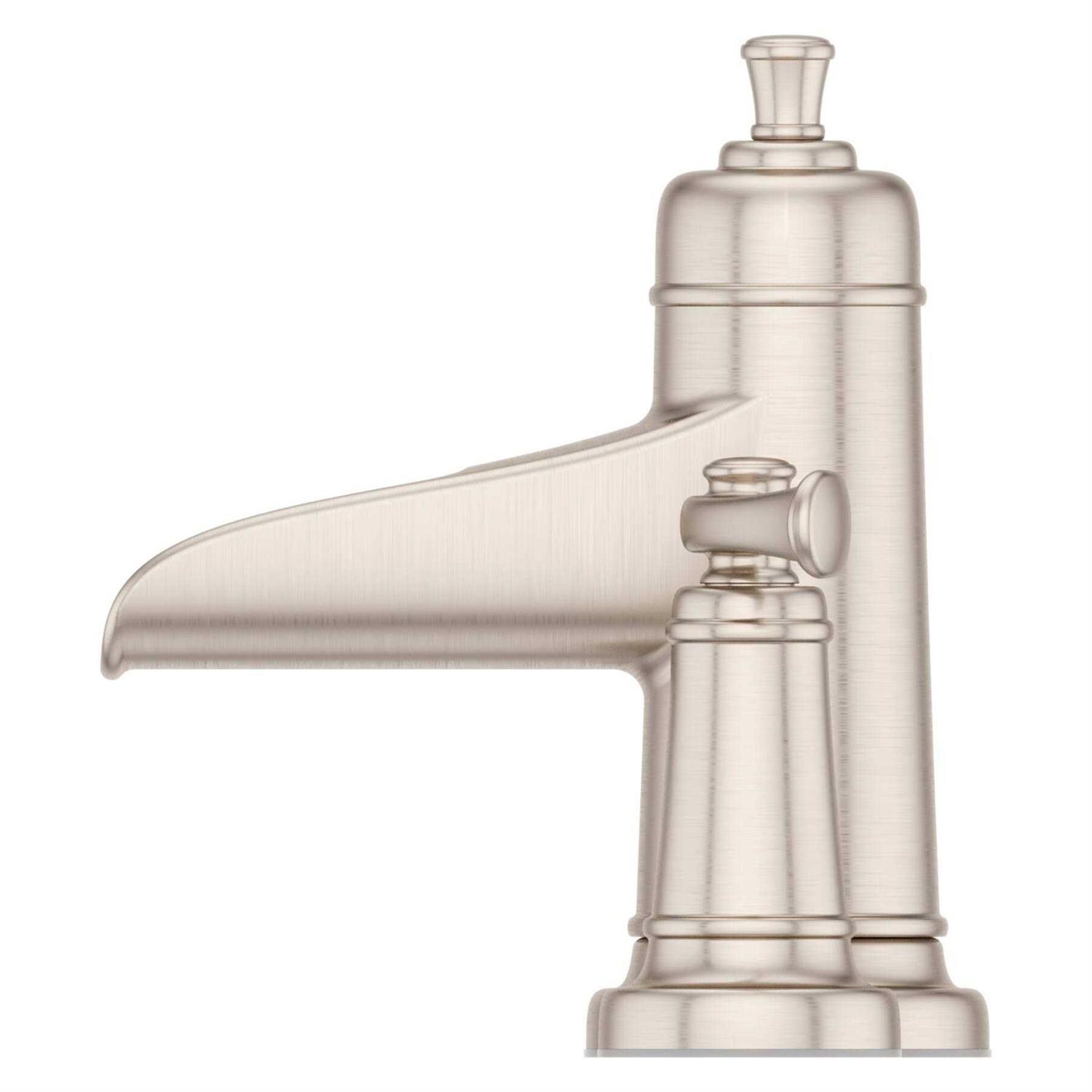 Pfister Allegan Spot Defense Stainless Steel 2-Handle Deck Mount High-Arc Kitchen Faucet - Zenithce