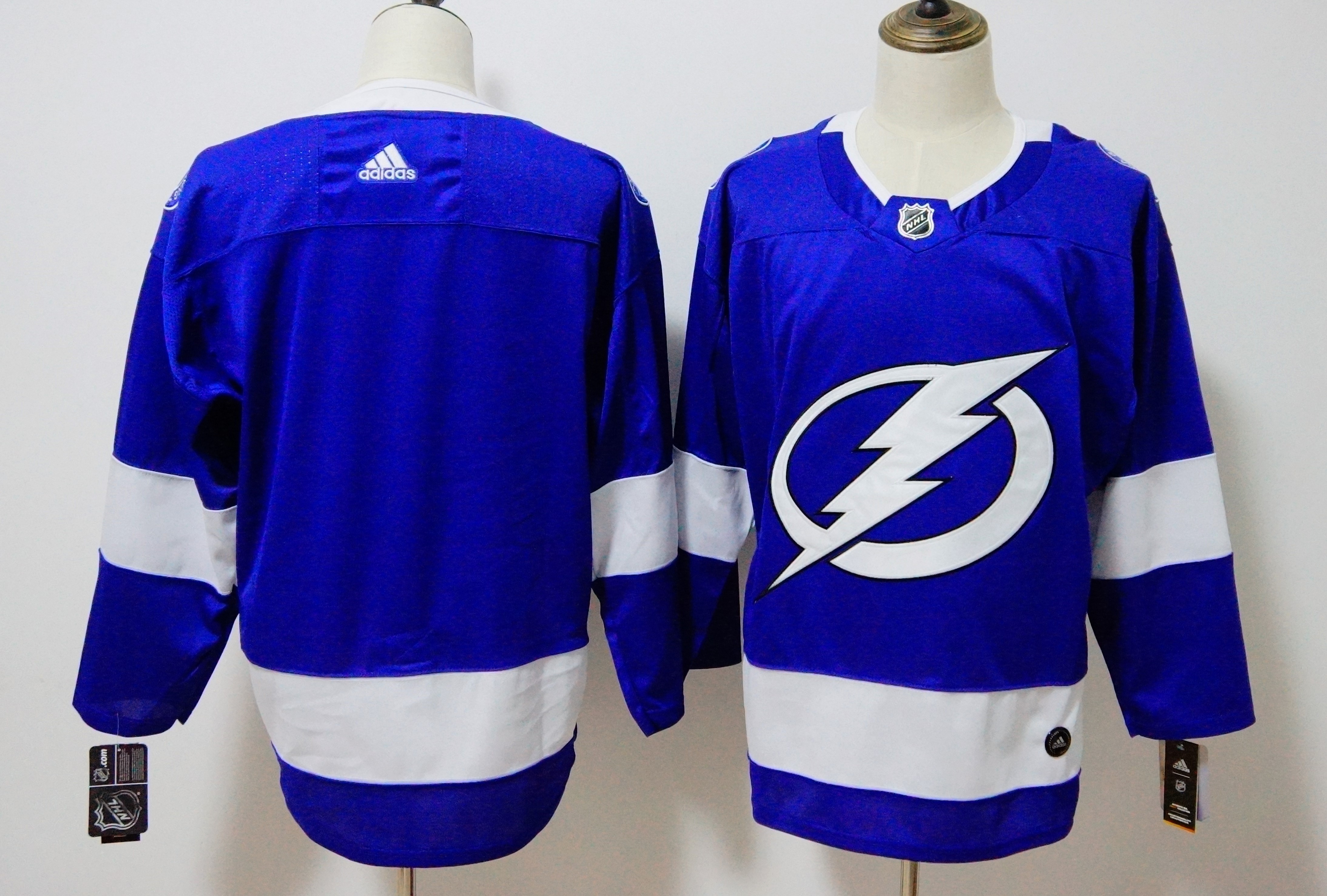 Tampa Bay Lightning Blue Stitched Adidas Jersey - Zenithce