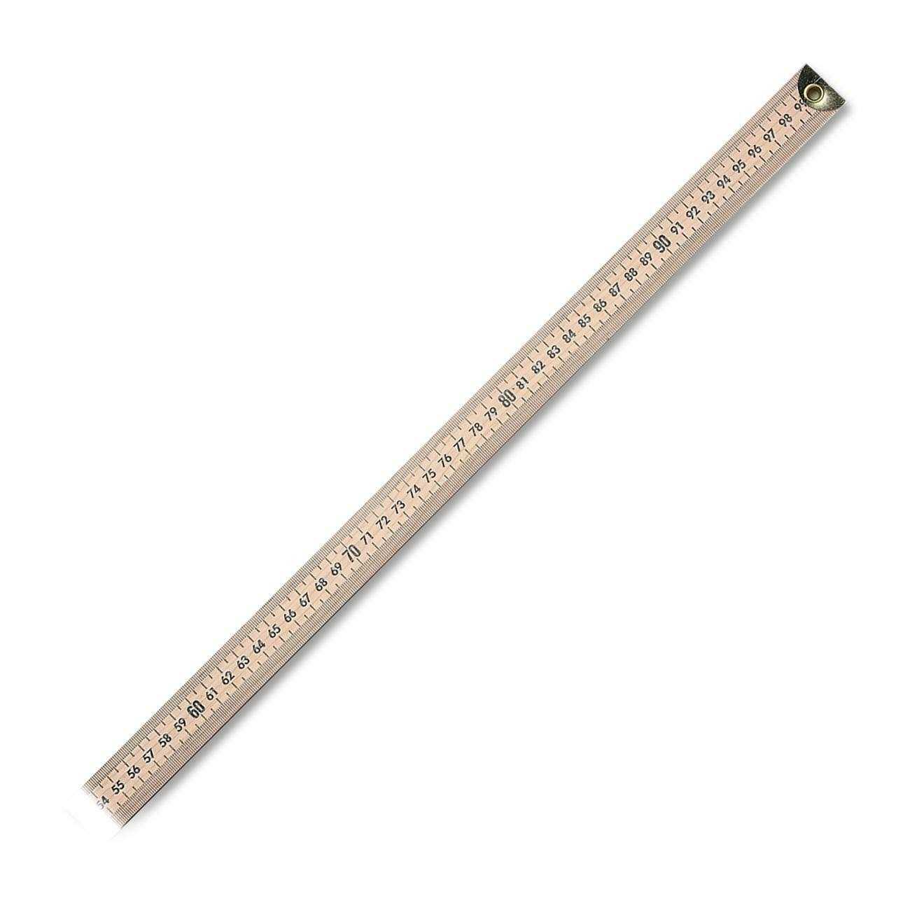 Westcott Metal Edge English/Metric Wood Ruler - Zenithce
