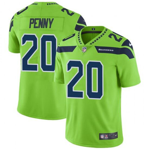 Seattle Seahawks #20 Rashaad Penny Green Vapor Untouchable Limited Stitched Jersey - Zenithce