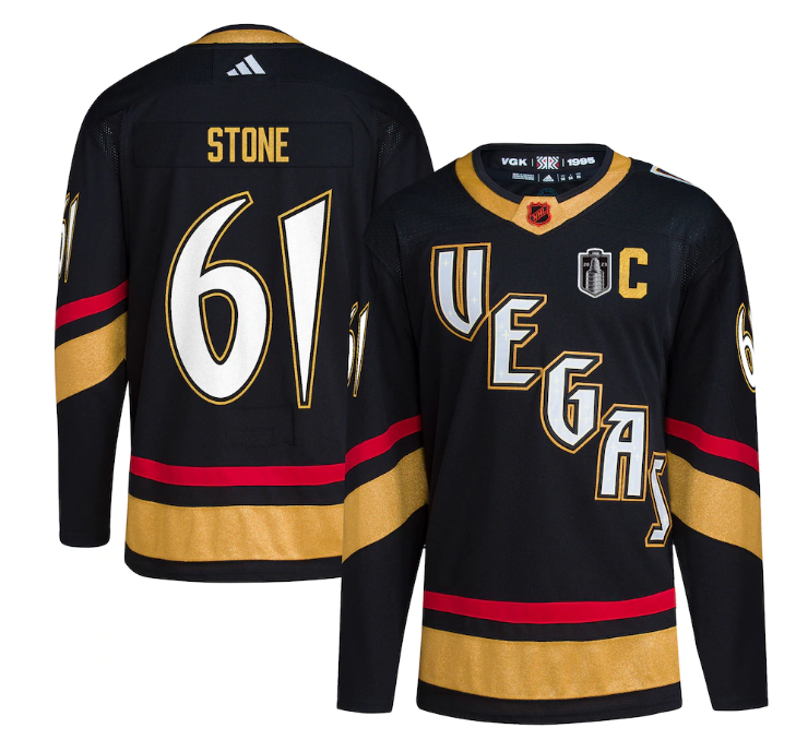 Vegas Golden Knights #61 Mark Stone Black 2023 Stanley Cup Final Stitched Jersey - Zenithce
