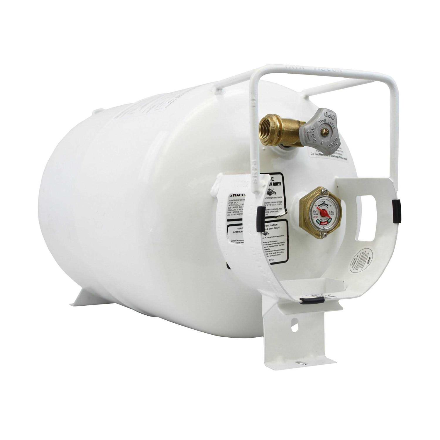 Flame King 30 lbs. Empty Propane Cylinder with Overfill Protection Device Valve YSN301 - Zenithce