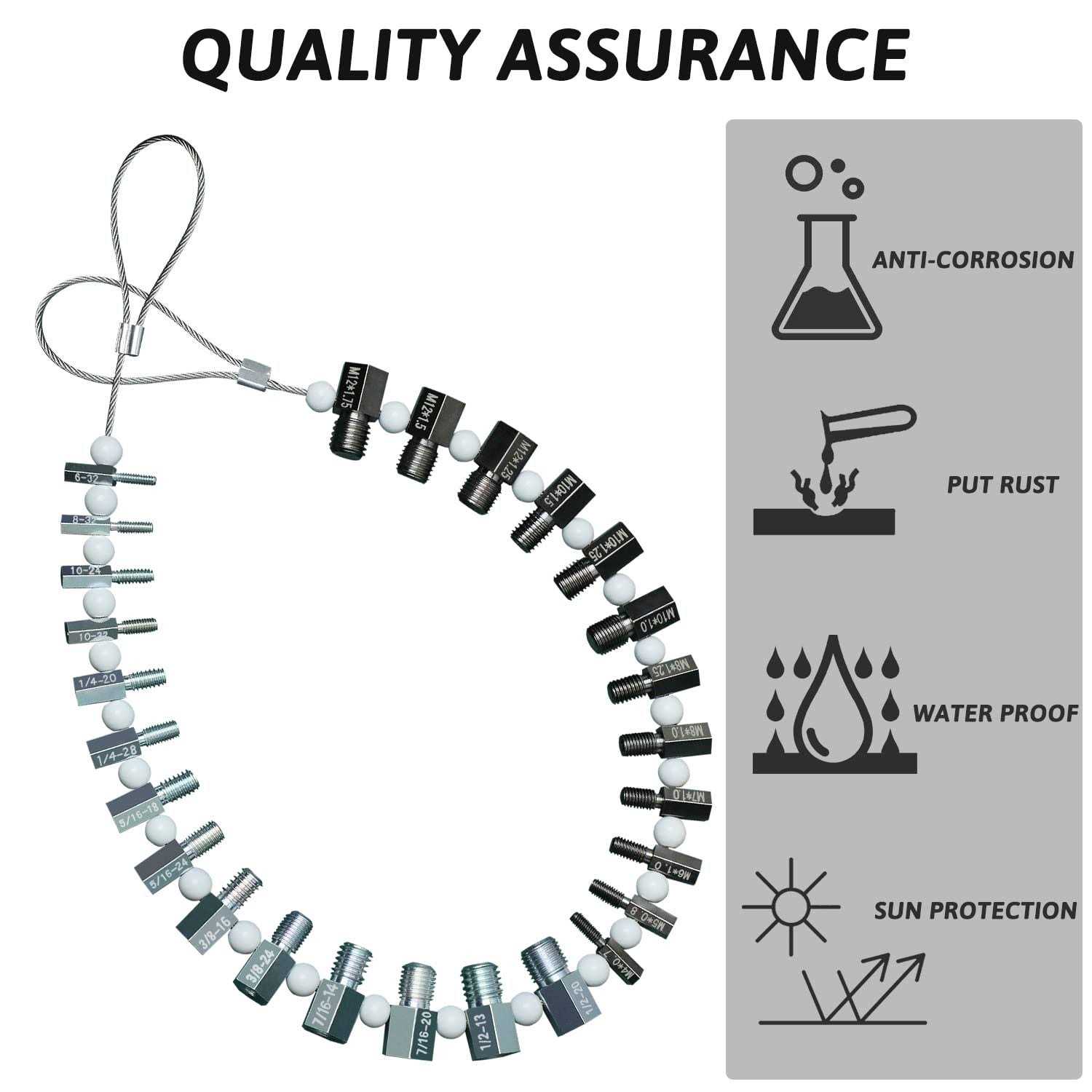 Nut & Bolt Thread Checker - Zenithce