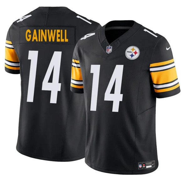 Pittsburgh Steelers #14 Kenneth Gainwell Black 2025 F.U.S.E. Vapor Untouchable Limited Stitched Jersey - Zenithce