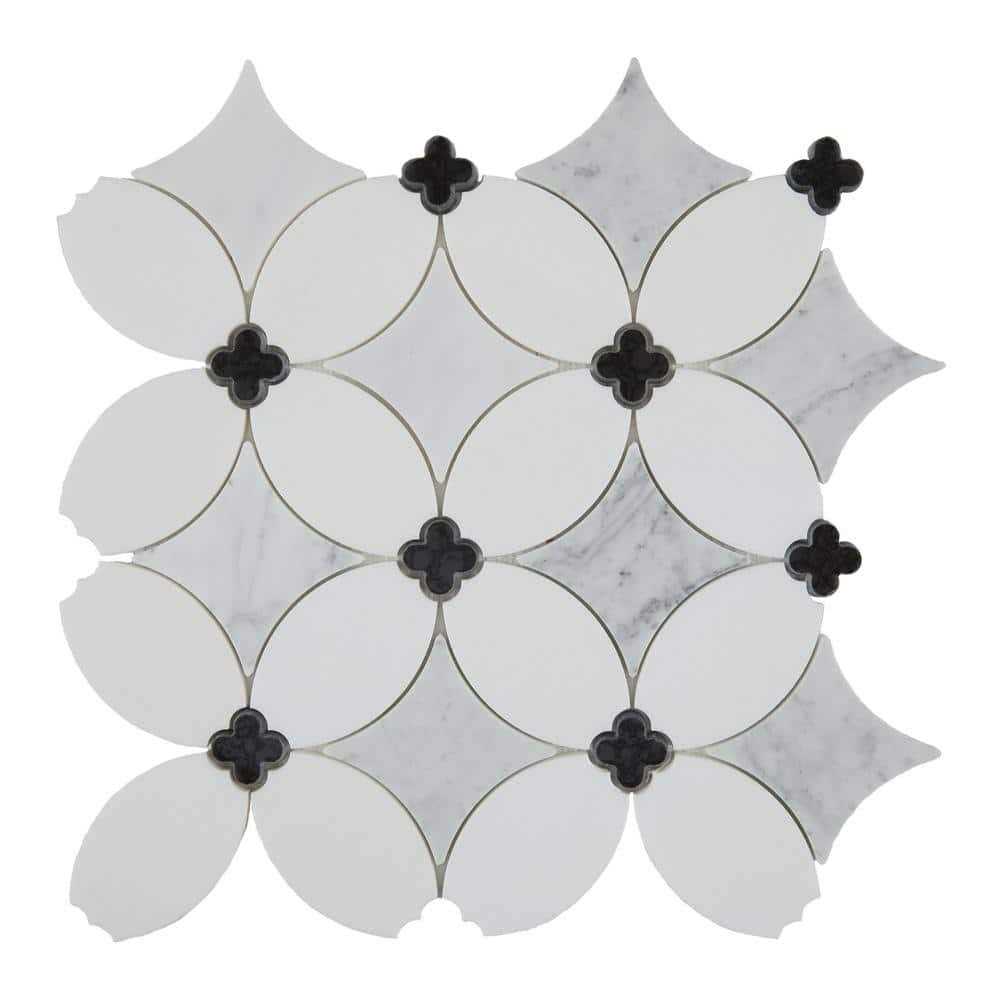Daltile Keystones 2 x 2 Straight Joint Arctic White Tile & Stone - Zenithce