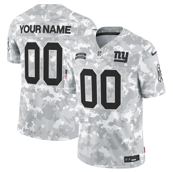 New York Giants Custom 2024 F.U.S.E. Arctic Camo Salute To Service Limited Stitched Jersey - Zenithce