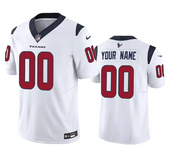 Houston Texans Custom White 2023 F.U.S.E Vapor Untouchable Limited Stitched Jersey - Zenithce