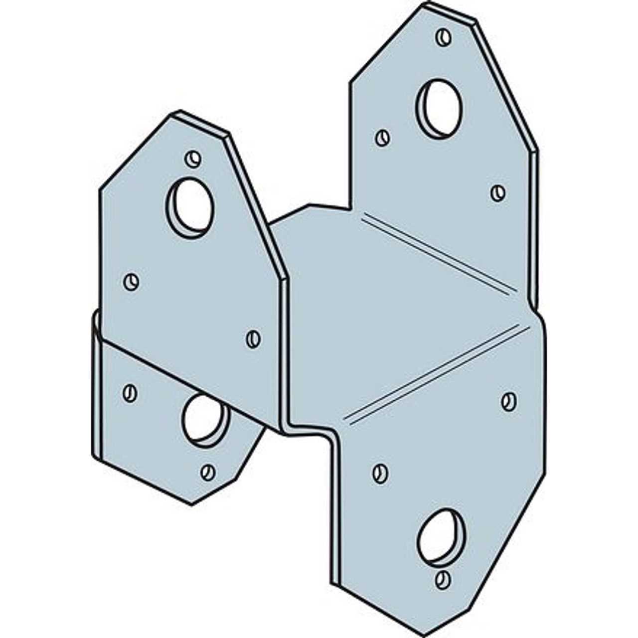 Simpson Strong-Tie BC Galvanized Post Base for 4x Nominal Lumber - Zenithce
