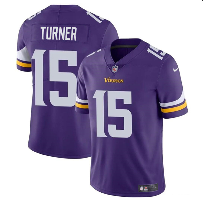 Minnesota Vikings #15 Dallas Turner Purple 2024 Draft Vapor Untouchable Limited Stitched Jersey - Zenithce