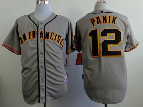 Giants #12 Joe Panik Grey Road Cool Base Stitched Jersey - Zenithce