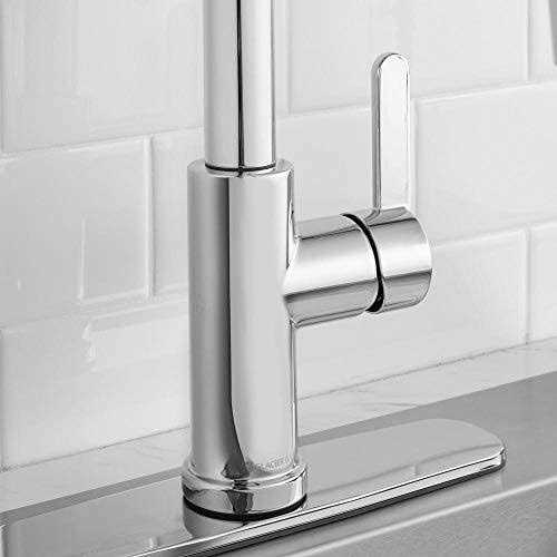 Glacier Bay Paulina Single Handle Pull Down Sprayer Kitchen Faucet with TurboSpray - Zenithce