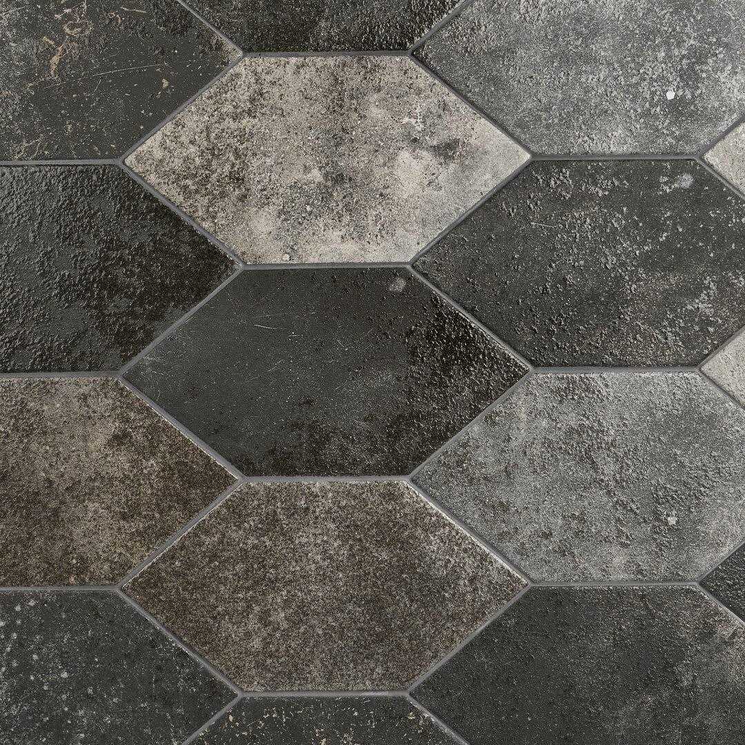 Ivy Hill Tile Merci Arabesque 6.37 in. x 9.93 in. Matte Porcelain Floor and Wall Tile - Zenithce