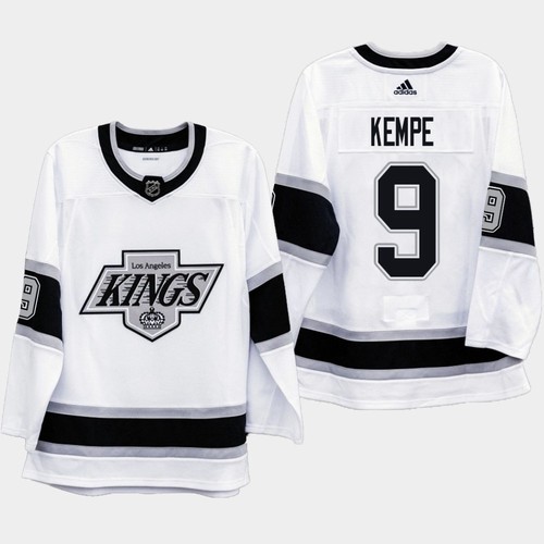 Los Angeles Kings #9 Adrian Kempe White Stitched Jersey - Zenithce