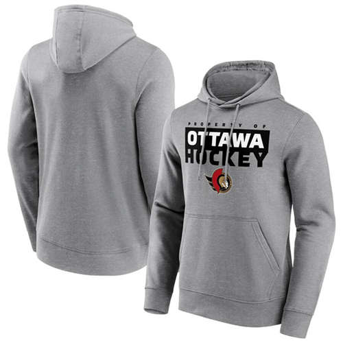 Ottawa Senators Gray Gain Ground Hoodie - Zenithce