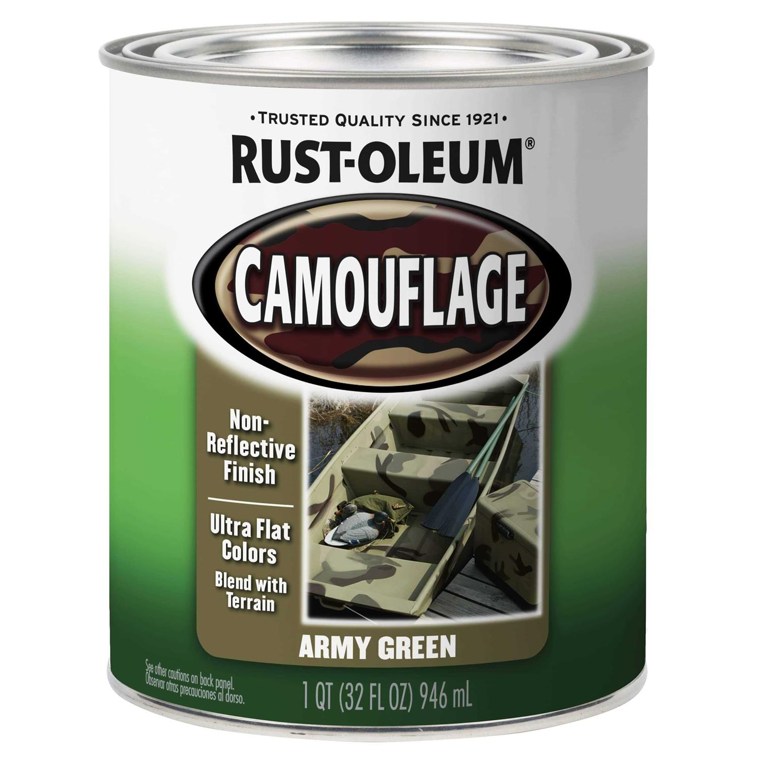 Rust-Oleum 1 qt. Camouflage Brush Paint - Zenithce
