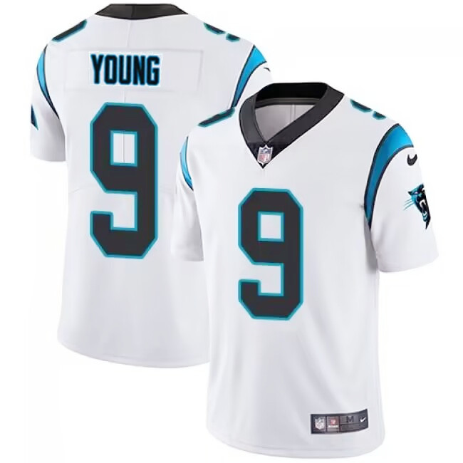 Carolina Panthers #9 Bryce Young White 2023 Draft Vapor Untouchable Stitched Jersey - Zenithce
