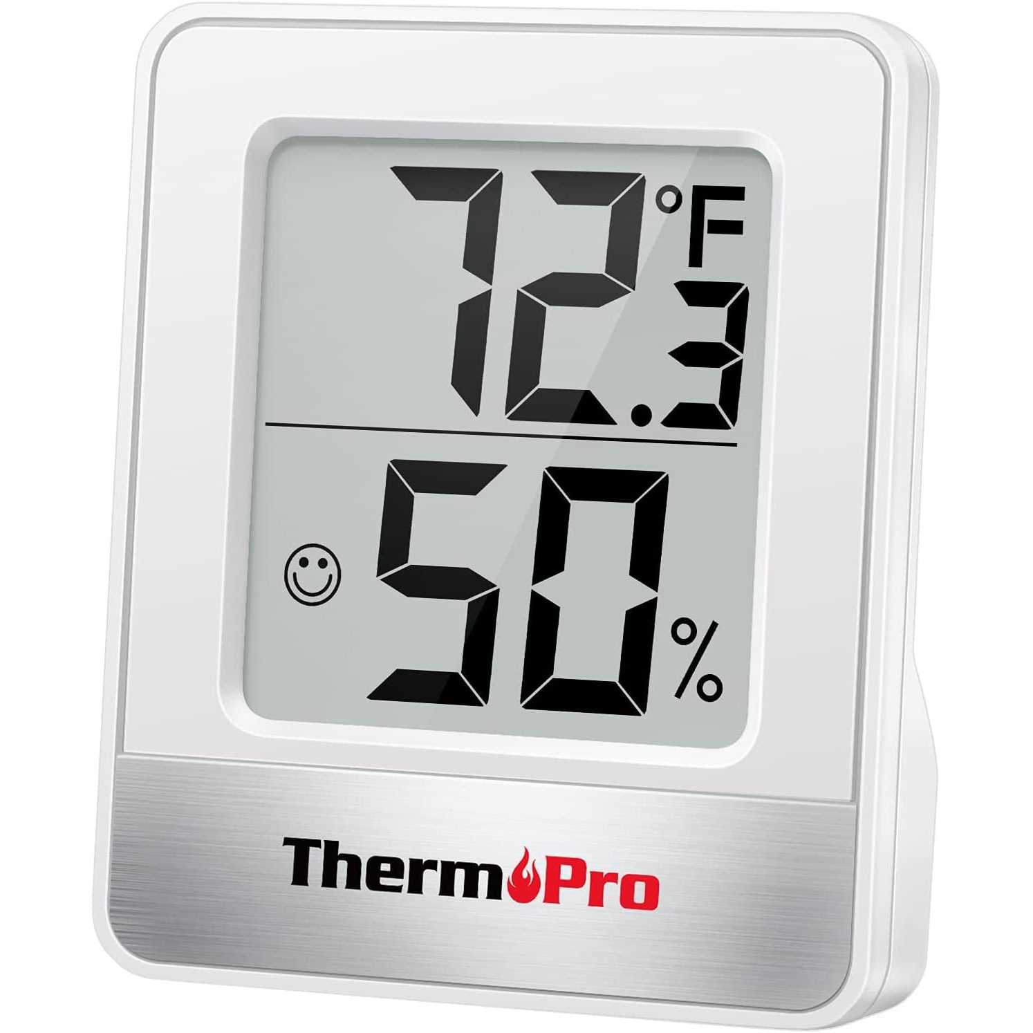 ThermoPro TP49 Digital Hygrometer Indoor Thermometer Humidity Meter Mini Hygrometer Thermometer with Temperature and Humidity Monitor Room - Zenithce