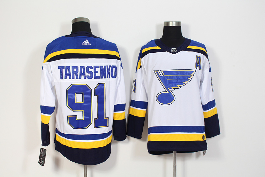 Adidas St. Louis Blues #91 Vladimir Tarasenko White Stitched Jersey - Zenithce