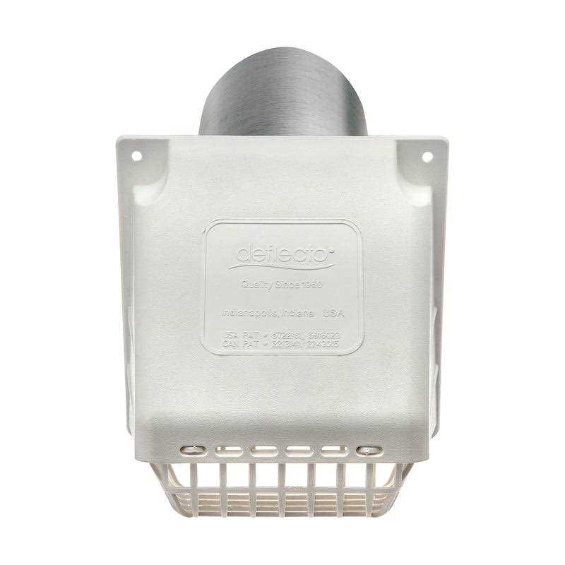 Deflecto Dryer Vent Hood Brown - Zenithce