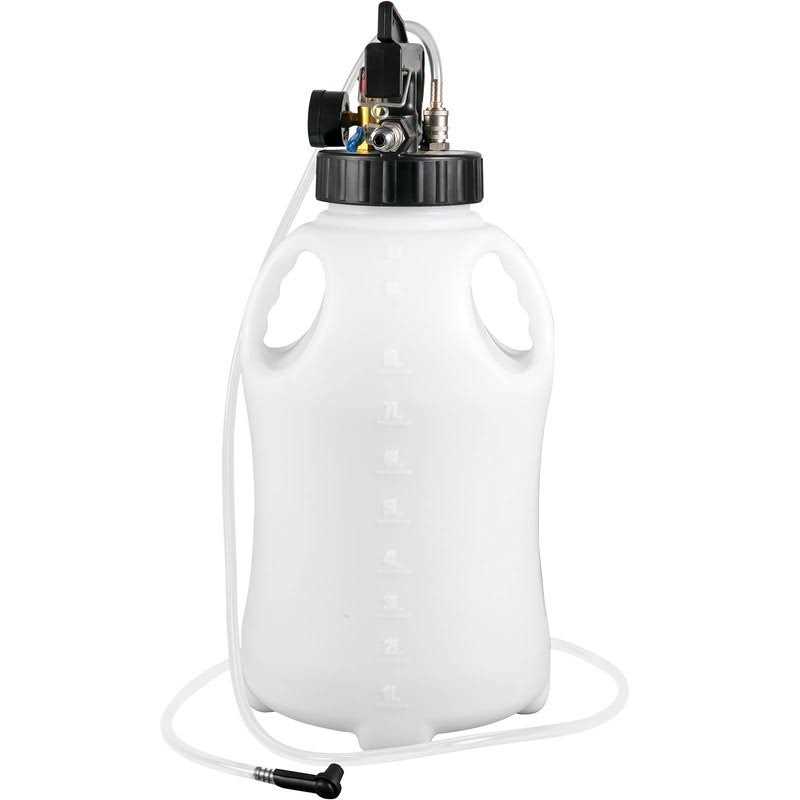 VEVOR Transmission Fluid Pump 2 Way Manual ATF Refill System Dispenser, Oil and Liquid Extractor 10 Liter Large Capacity - Zenithce