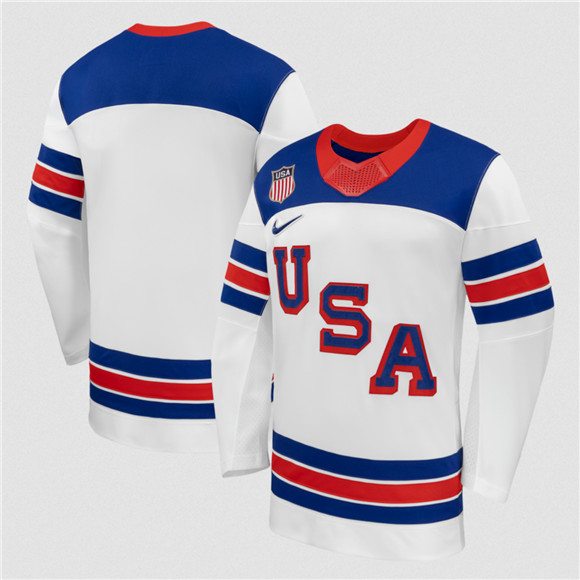 USA Blank White 2026 Stitched Jersey - Zenithce