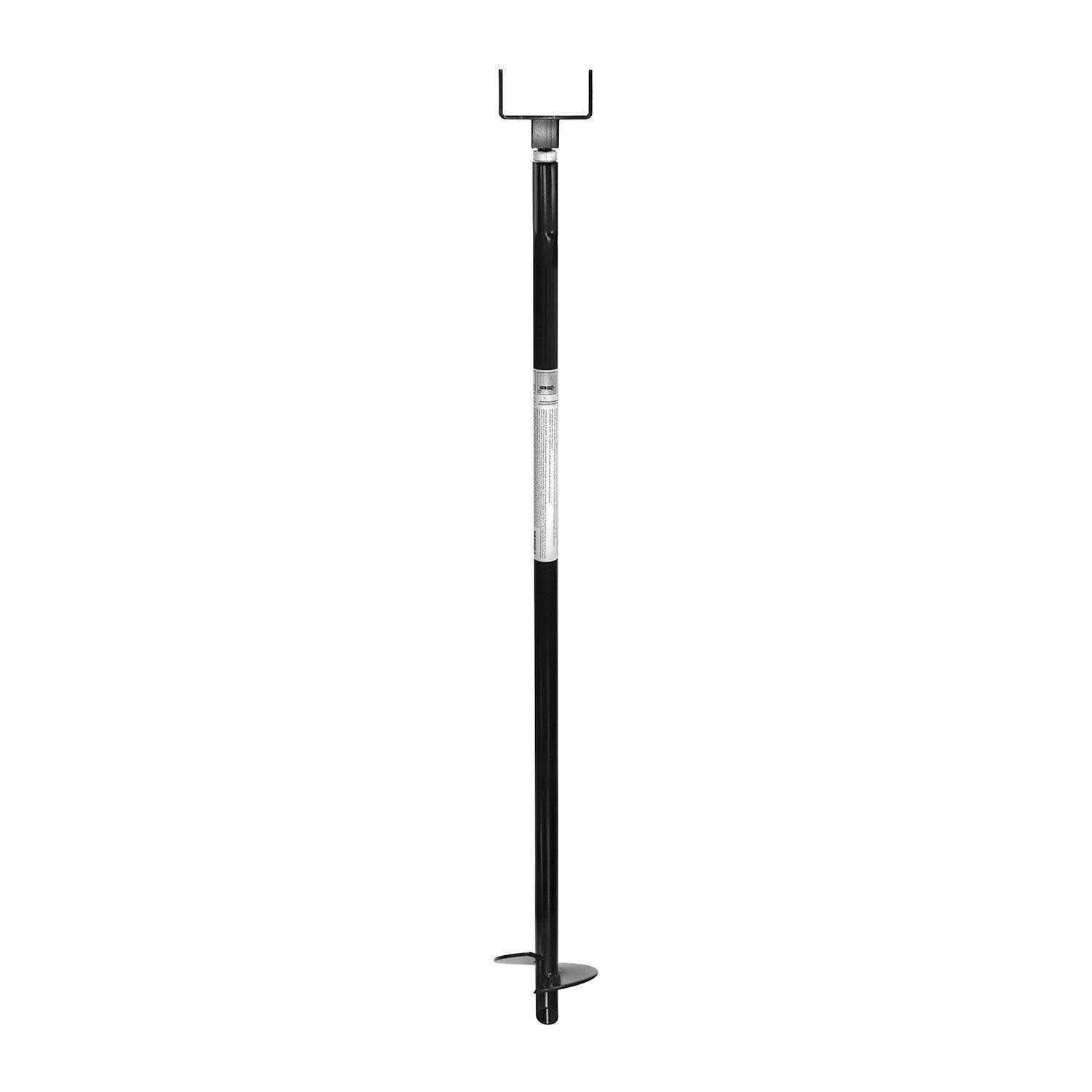 Pylex Adjustable deck support multi format 33-66 Black (Pack of 6 Units) - Zenithce