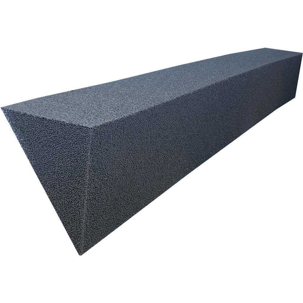 GUTTERSTUFF FR 4 ft. Foam Filter Plastic Gutter Guard K-Style - Zenithce