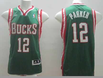 Milwaukee Bucks #12 Jabari Parker Revolution 30 Swingman Green Jersey - Zenithce
