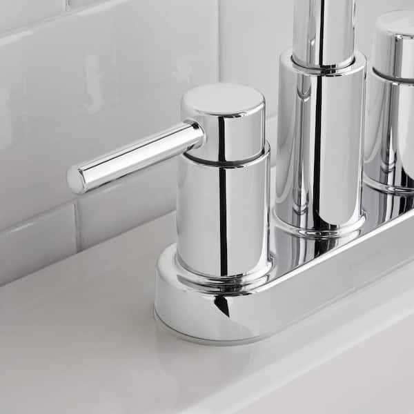 Glacier Bay Constructor 2-Handle 1-Spray Tub and Shower Faucet 1003002623 - Zenithce
