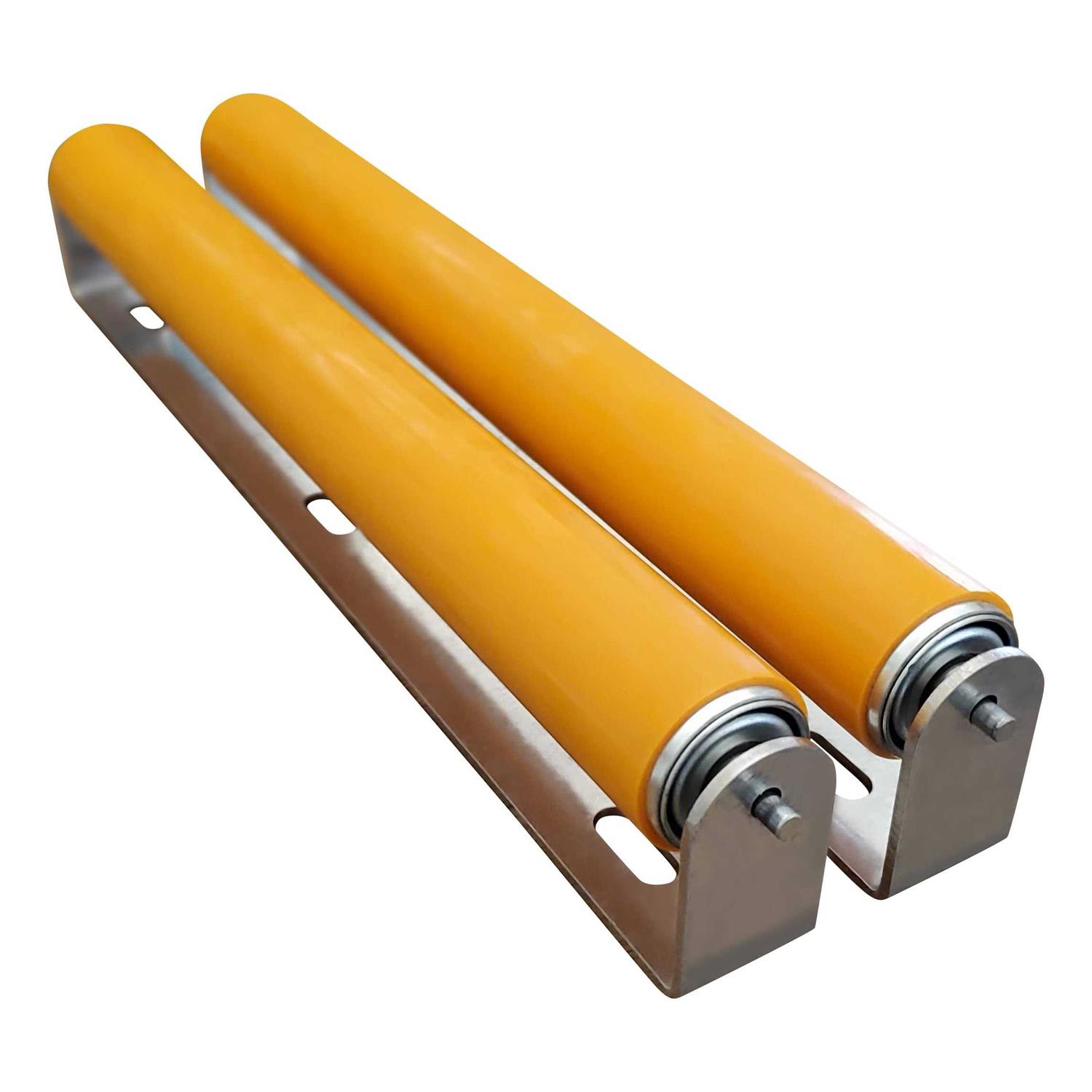 Polyurethane Coated Roller with Bracket - Zenithce