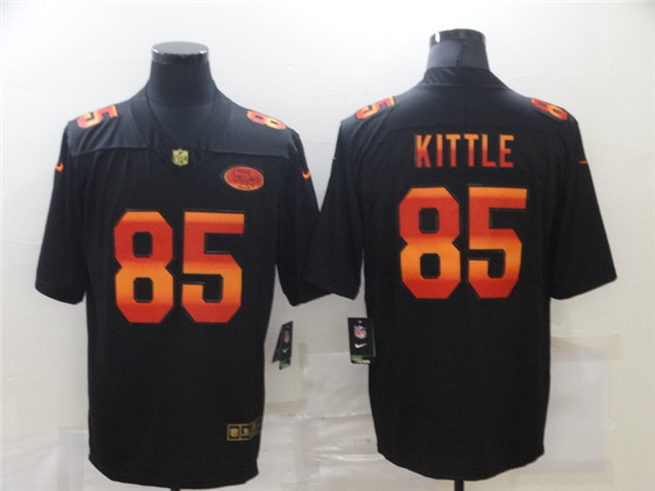 San Francisco 49ers #85 George Kittle 2020 Black Fashion Limited Stitched Jersey - Zenithce