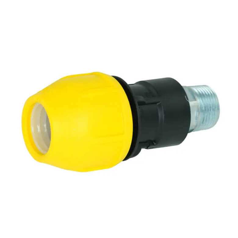 Home-Flex 1/2 in. IPS Poly Dr 9.3 to 3/4 in. MIP Underground Steel Meter Riser Bent - Zenithce