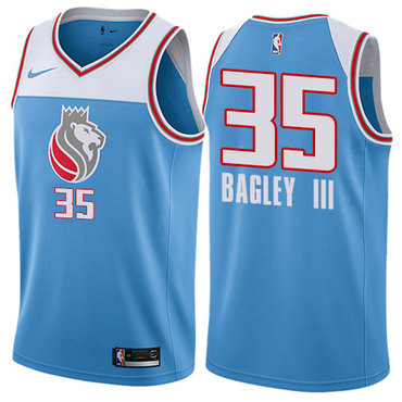 Sacramento Kings #35 Marvin Bagley III Blue Swingman City Edition Jersey - Zenithce