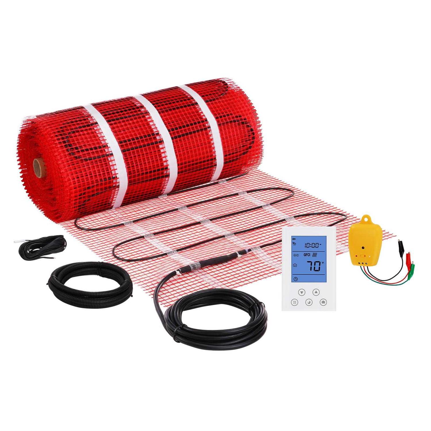 VEVOR Floor Heating Cable Waterproof Floor Tile Heat Cable 42.7 Square Feet 120v JR120V42.7FT2W5WFV6 - Zenithce