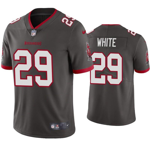 Tampa Bay Buccaneers #29 Rachaad White Gray Vapor Untouchable Limited Stitched Jersey - Zenithce