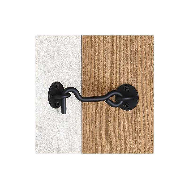 Raswik 4 Privacy Hook and Eye Gate Latch Easy Lock - Zenithce