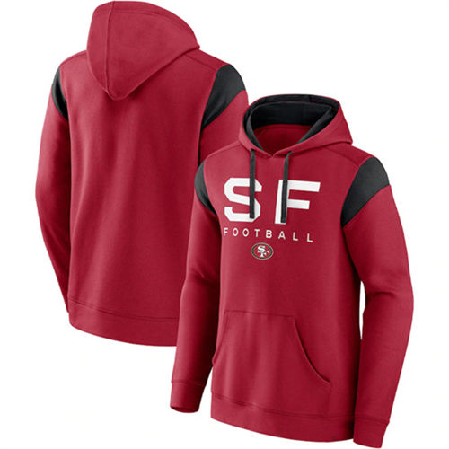 San Francisco 49ers Scarlet Call The Shot Pullover Hoodie - Zenithce