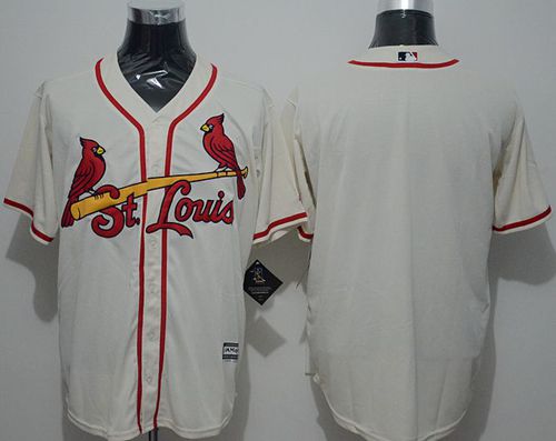 Cardinals Blank Cream New Cool Base Stitched Jersey - Zenithce