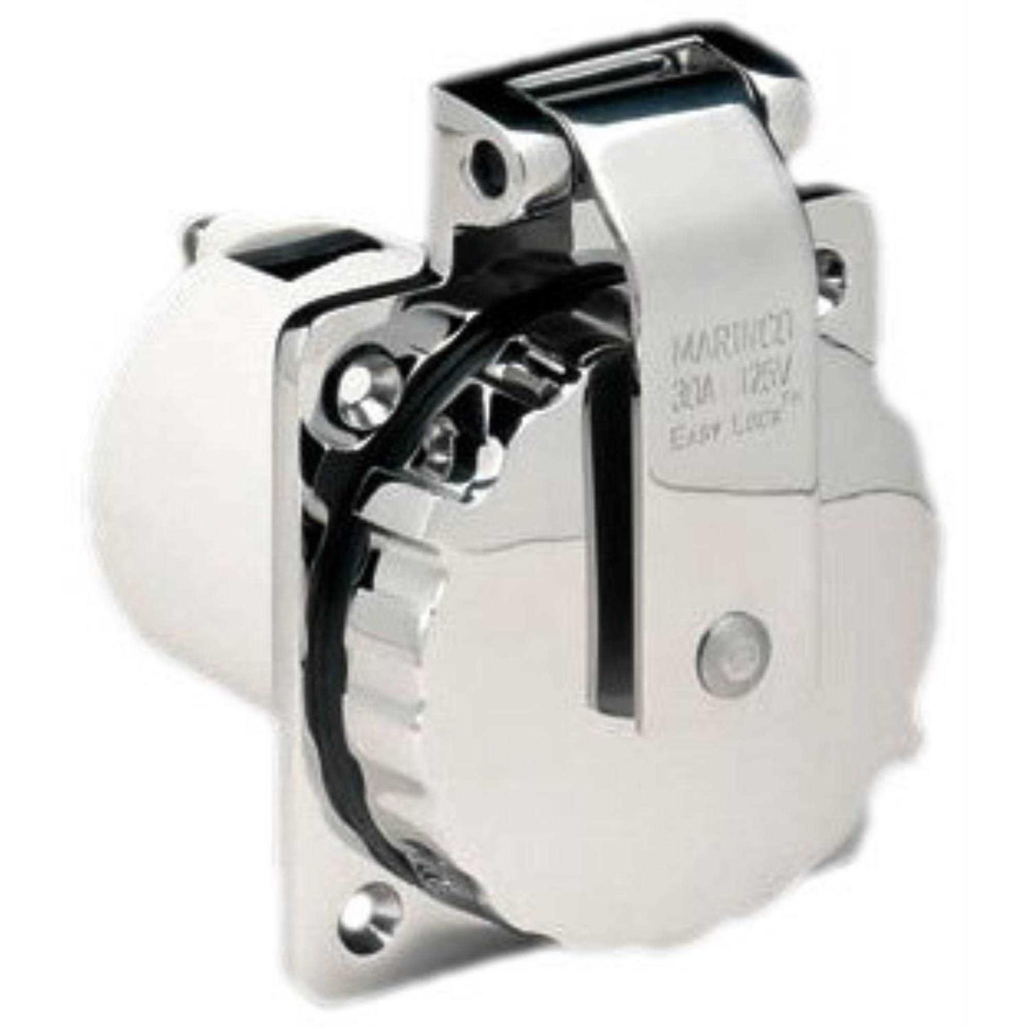 Marinco 303SSEL-B 30A Power Inlet - Zenithce