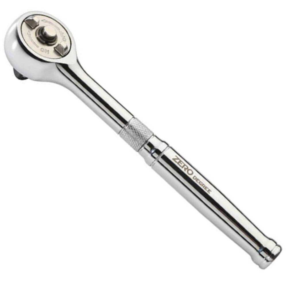 Zero Degree 1/4 Drive Gearless Ratchet with Socket Quick Release - Zenithce