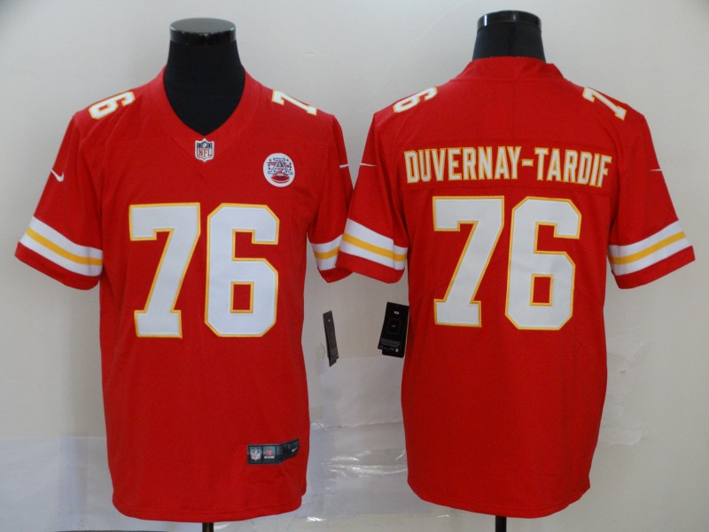 Kansas City Chiefs #76 Laurent Duvernay-Tardif Red Vapor Untouchable Limited Stitched Jersey - Zenithce