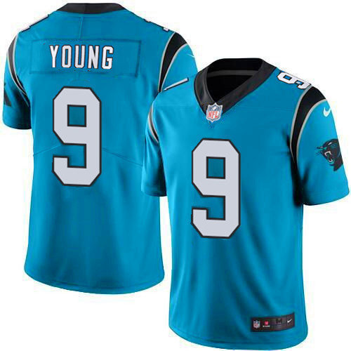 Carolina Panthers #9 Bryce Young Blue 2023 Draft Vapor Untouchable Stitched Jersey - Zenithce