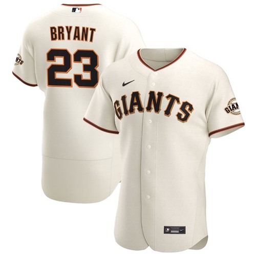 San Francisco Giants #23 Kris Bryant Cream Flex Base Stitched Jersey - Zenithce