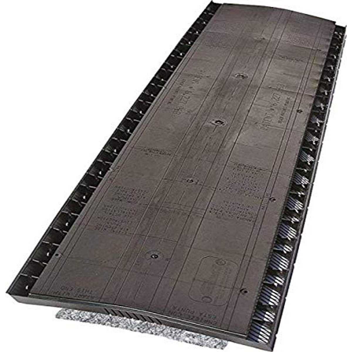 GAF Cobra Ridge Vent 3 11.5-in x 48-in Black Plastic Stick Roof Ridge Vent - Zenithce