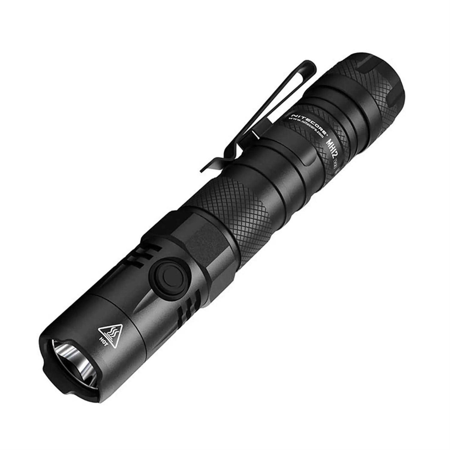 Nitecore MH12 Pro 3300 Lumen USB-C Rechargeable Flashlight - Zenithce