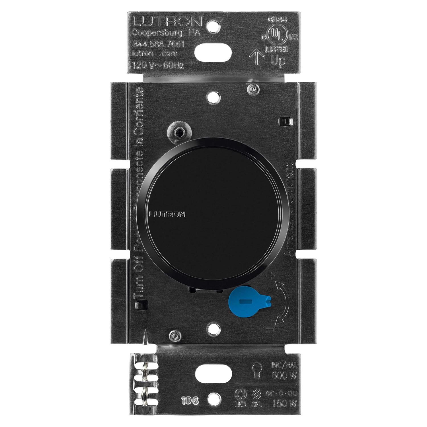 Lutron CTCL-153P-WH Skylark Contour Dimmer CFL/LED - Zenithce