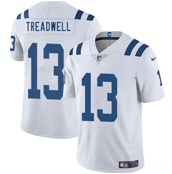 Indianapolis Colts #13 Laquon Treadwell White 2025 Vapor Limited Stitched Jersey - Zenithce