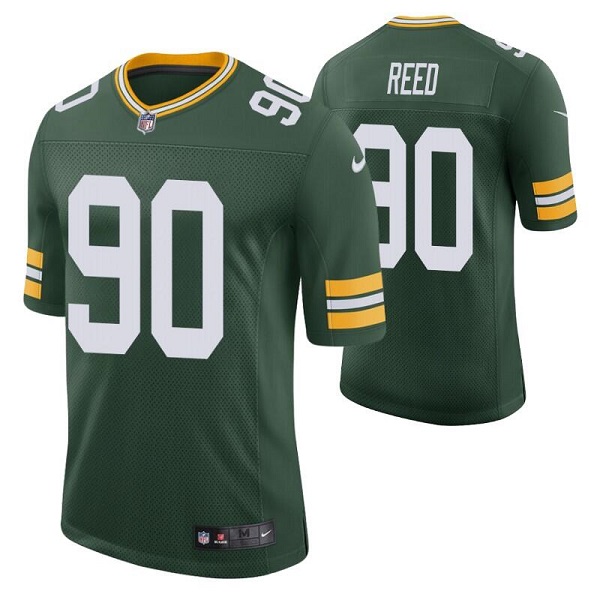 Green Bay Packers #90 Jarran Reed Green Stitched Football Jersey - Zenithce
