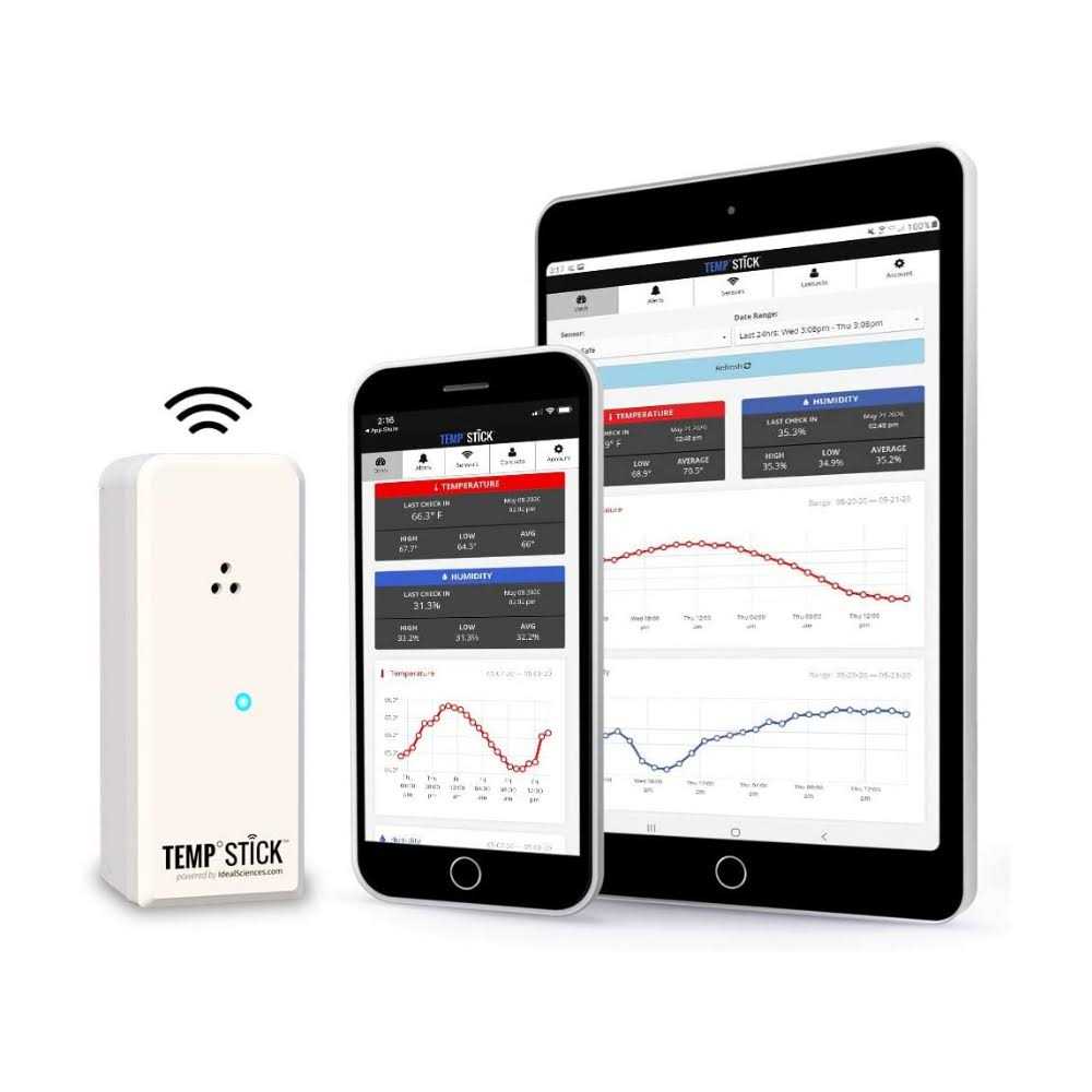 Temp Stick Wireless Remote WiFi Temperature & Humidity Sensor. No - Zenithce