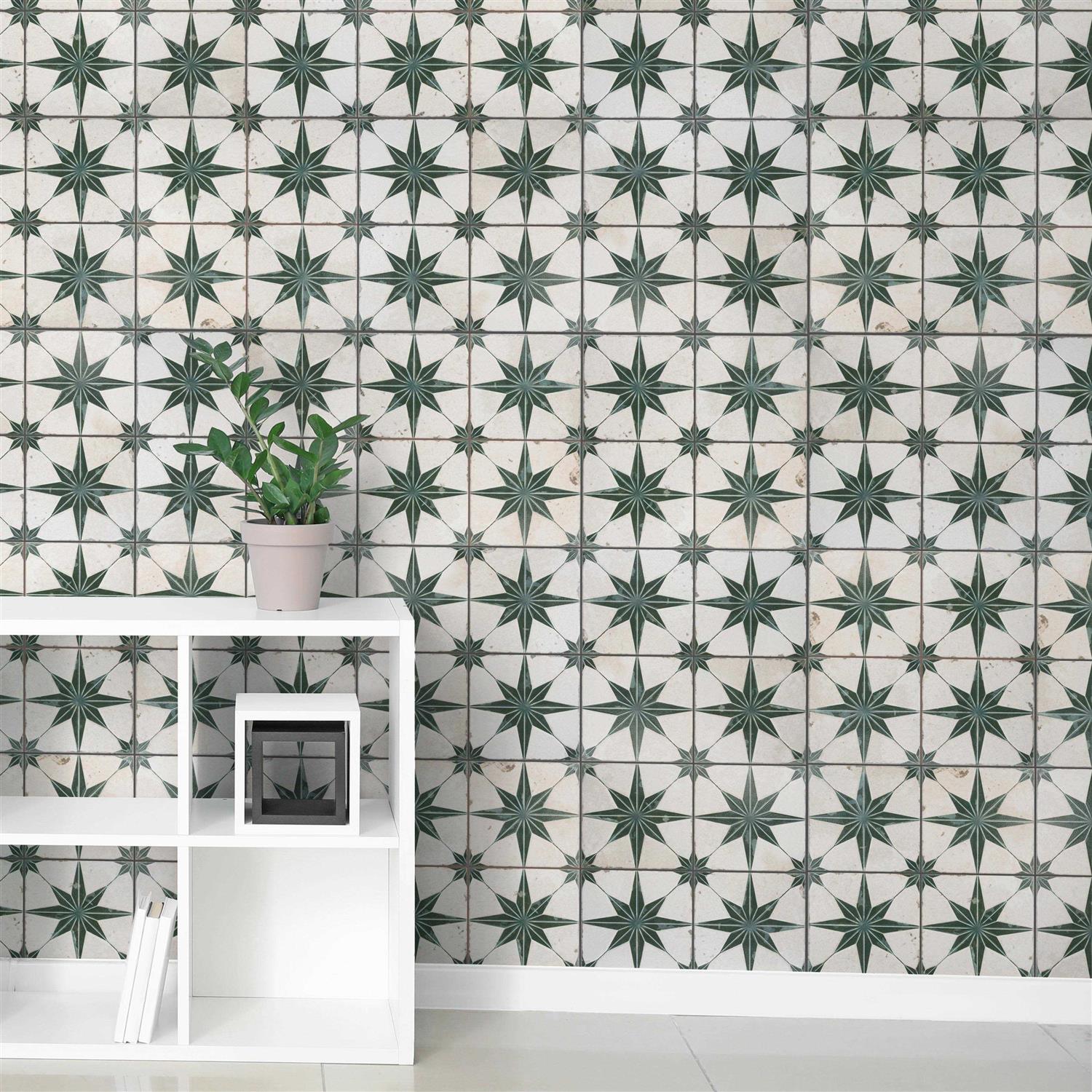 Kings 17.63 x 17.63 Ceramic Patterned Wall & Floor Tile Merola Tile - Zenithce